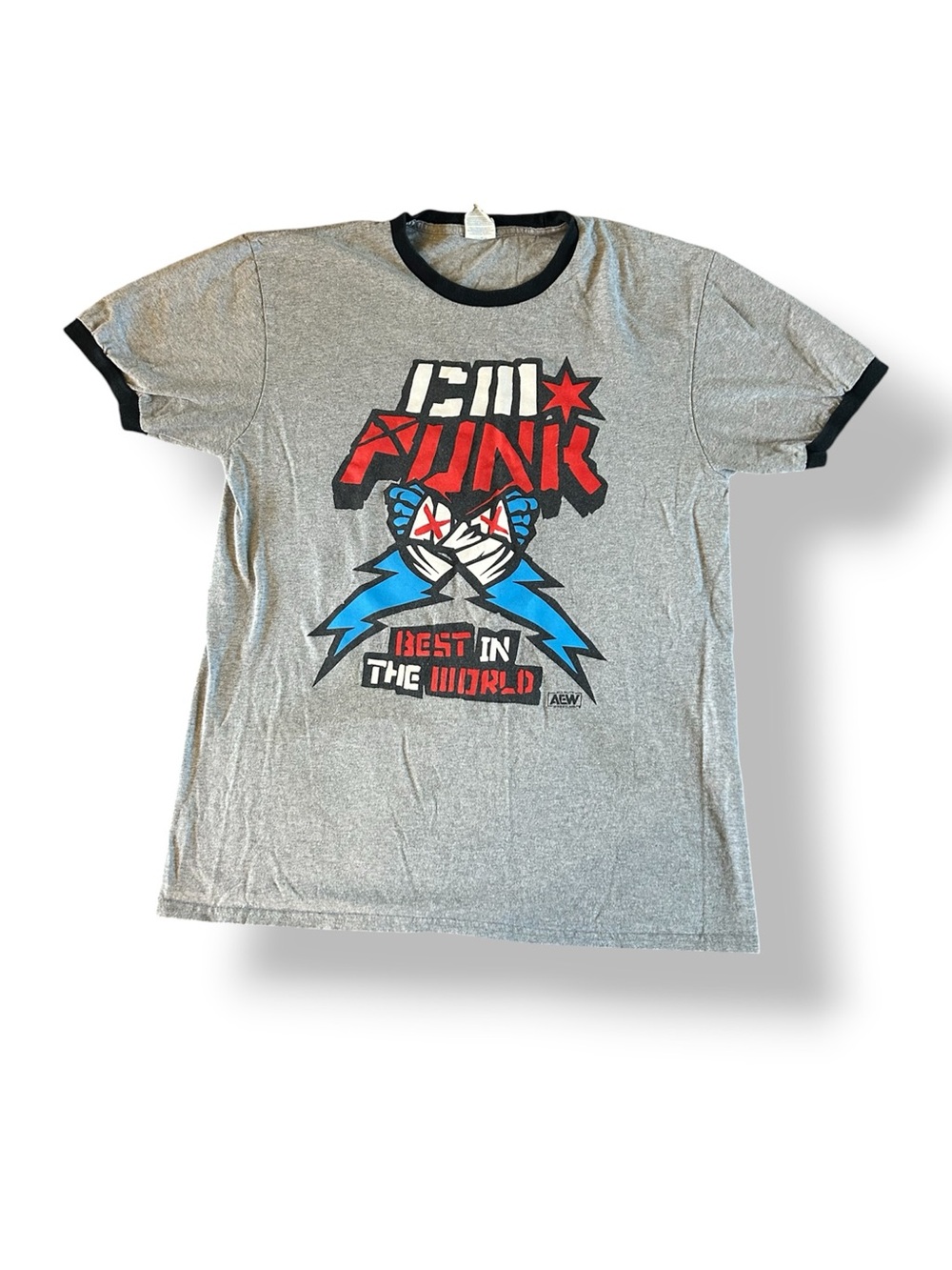 [Port & Company] CM Punk ARW Ringer Tee